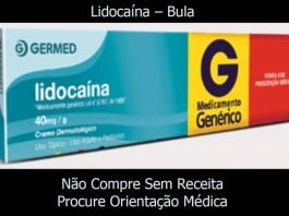 Lidocaína Bula