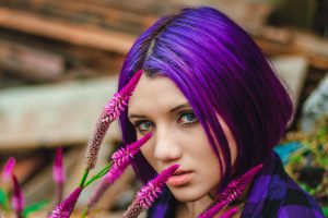 Como Pintar o Cabelo de Roxo 4 Passos Infaliveis